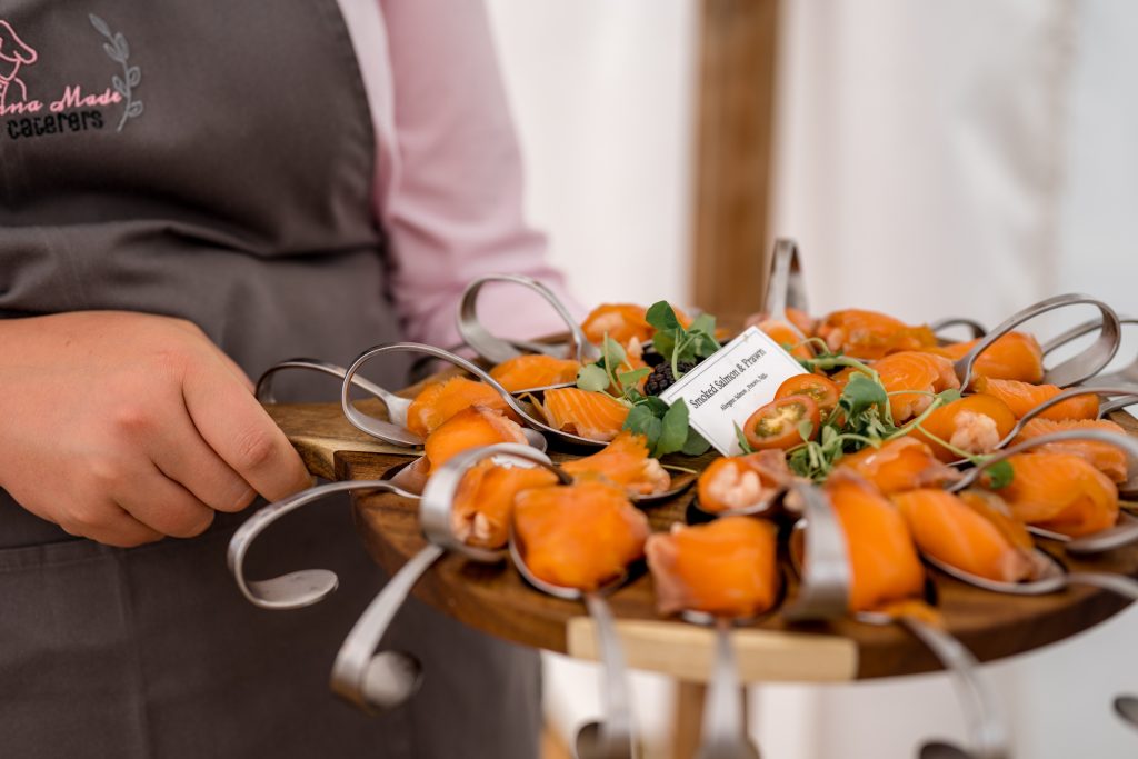 Good catererr using local and seasonal ingredients
