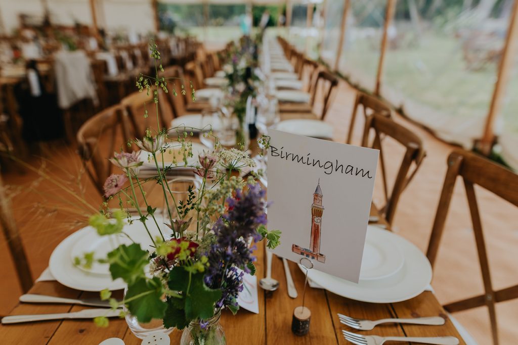 Personalised wedding styling