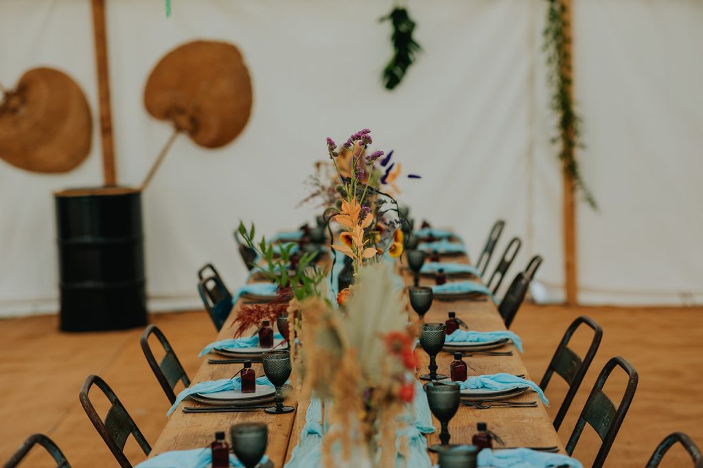 Reception seating set up